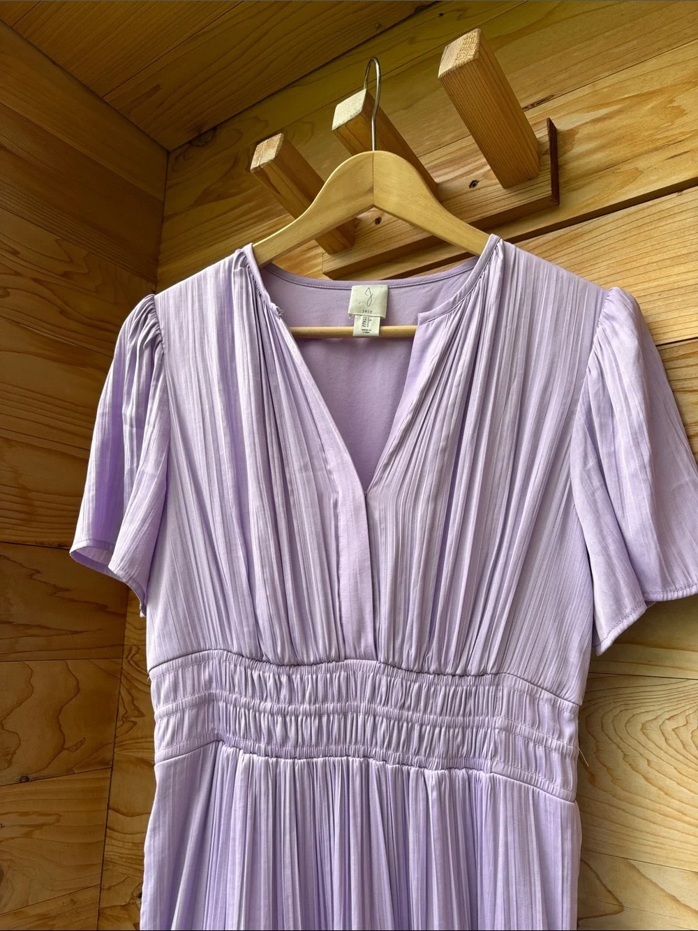 Joie Lavender Pleated Maxi Dress | Romantic Wedding Guest Dress | Size Small - Picture 3 of 9